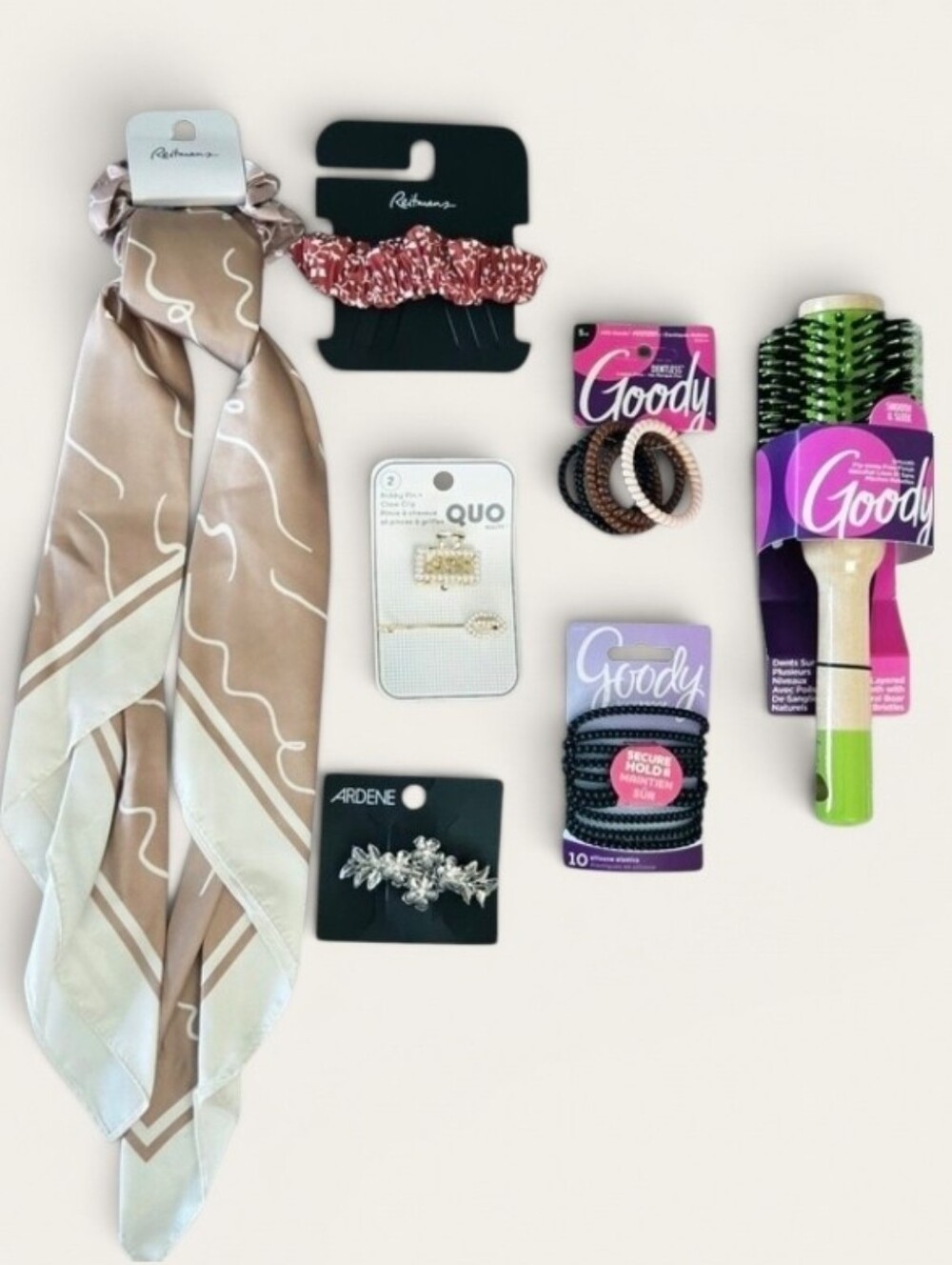 Hair Accessories & Styling Bundle NWT 7 Pieces - Goody Ardene Quo Reitmans